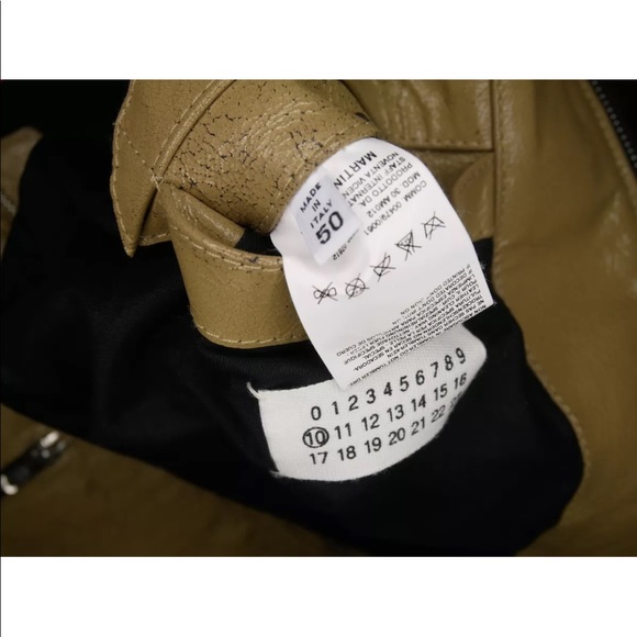 Martin Margiela cracked paint leather moto jacket - Picture 8 of 8